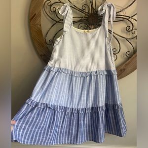 Blu-Pepper Striped Sundress Sz S